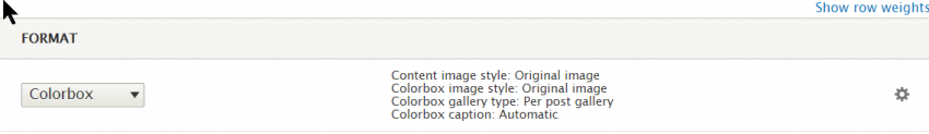 Colorbox setting for images